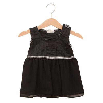 Little black dress in silk