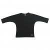black cotton jersey shirt