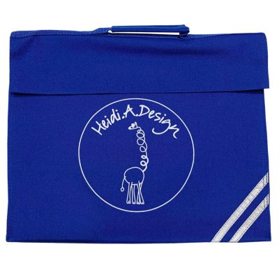 Classic book bag, royal blue