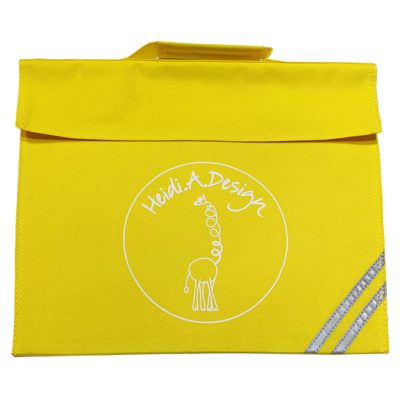 Classic book bag, yellow