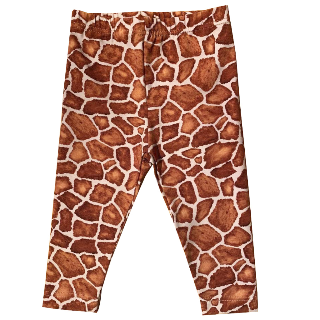 Giraffe-printed leggings for kids - Heidi.A.Design